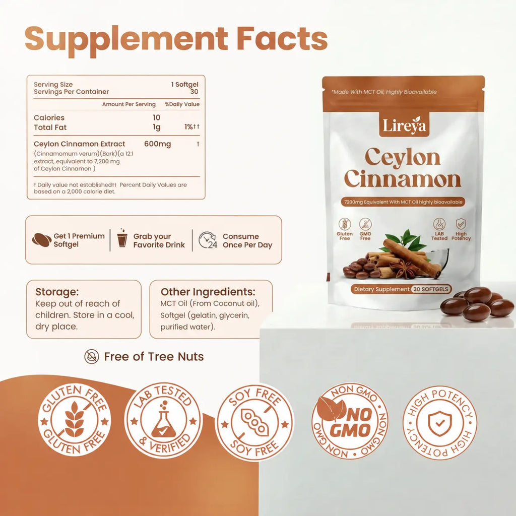 Premium Ceylon Cinnamon with MCT Oil